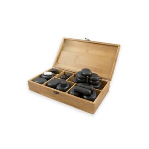 Set de Piedras de Basalto – Masaje relajante y equilibrio cuerpo y mente