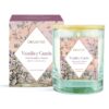 Vela aromática hecha con cera de soja natural.